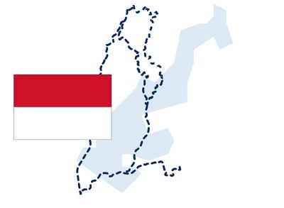 flag and outline of Monte Carlo.