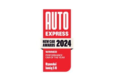 Autoexpress performance car of the year badge