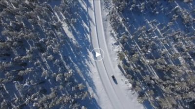 Hyundai KONA Electric: conduite dans la neige et par temps froid.