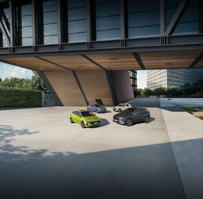 Gamma City Car Hyundai parcheggiata in ambiente extra urbano