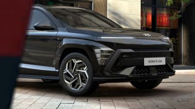 The all-new Hyundai KONA Hybrid N Line parked