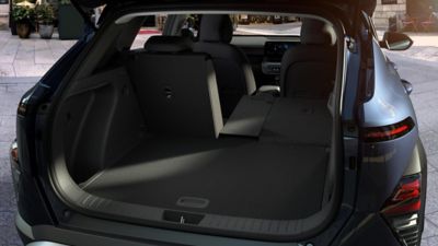 The Hyundai all-new KONA boot space.