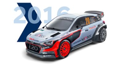 Hyundai i20 Coupe WRC modèle 2016