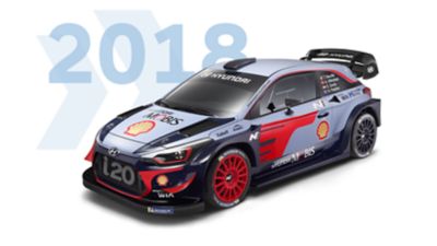 Hyundai i20 Coupe WRC modèle 2018