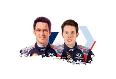 Thierry & Martijn, pilote et copilote de Hyundai Motorsport