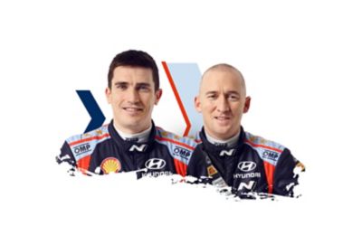 Craig & Paul, pilote et copilote de Hyundai Motorsport