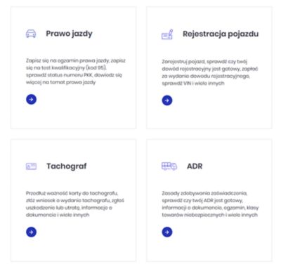 Zestawienie usług info-car.pl