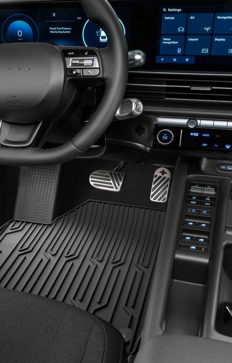 Hyundai IONIQ 6 all weather mat protection accessory.