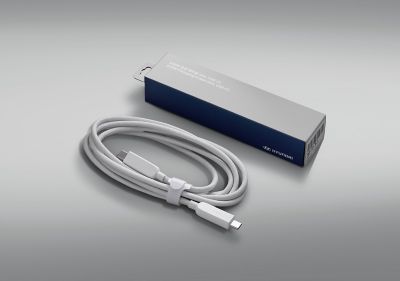 Hyundai IONIQ 9 with comfort accessory 100W Charging cable.