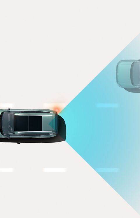 Blind-Spot Collision-Avoidance Assist: Hyundai IONIQ 9 detects vehicles in adjacent lanes and alerts before a lane change.
