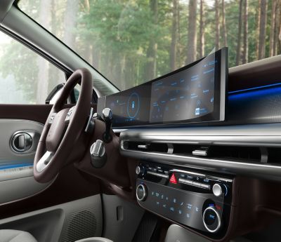 Hyundai IONIQ 9 Display protection film accessory.