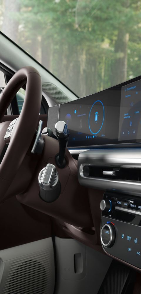 Hyundai IONIQ 9 Display protection film accessory.