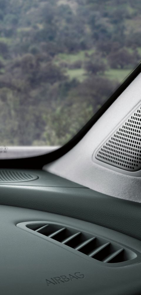 IONIQ 9 Active Noise Control-Road with a speaker of the BOSE® premium sound system.