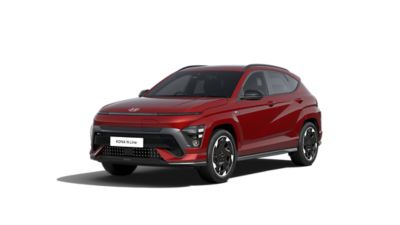 Hyundai Kona N Line studio shot.
